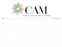 Tablet Screenshot of camusic.org